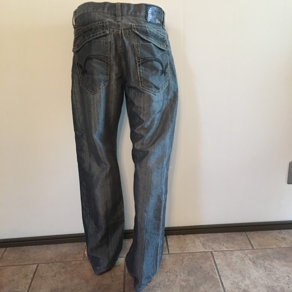 Chams Premium Jeans. Vintage back flap pockets, distressed - Picture 2 of 6